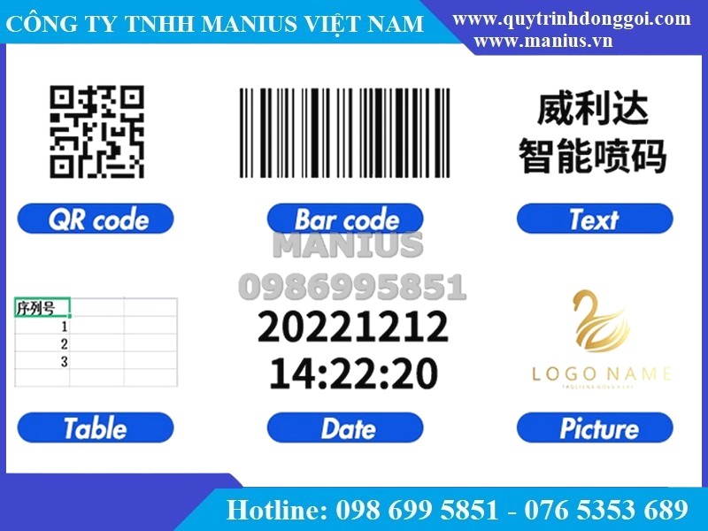 Máy in phun date code